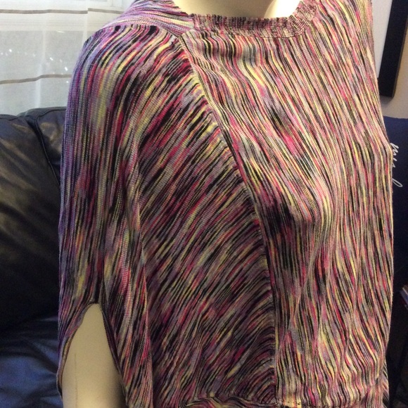 100% bamboo batwing multicoloured sweater - Picture 7 of 10
